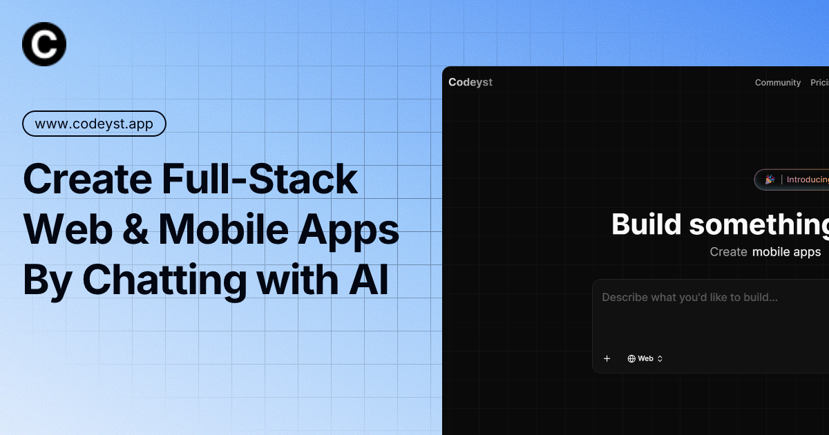 Codeyst - AI Full Stack Engineer